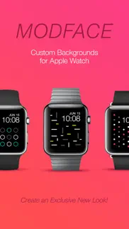 modface - modern watch face backgrounds iphone screenshot 1