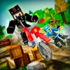 Motocross Stunt Bike Racing Game in a Free Blocky World