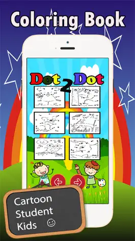 Game screenshot Dot to Dot Coloring Book: complete coloring pages by connect dot games free for toddlers and kids apk