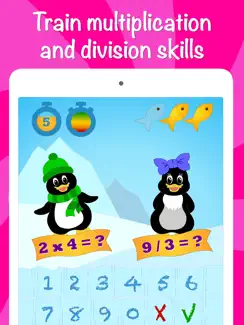 Icy Math Free - Multiplication times table for kids iPad image 2