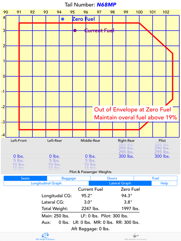 Screenshot #6 pour R66 Weight & Balance