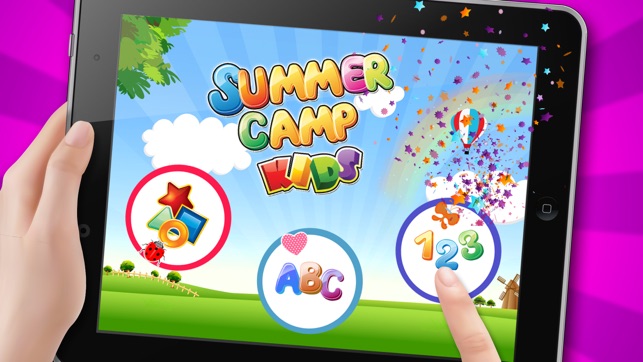 Summer Camp Kids: Alphabets Numbers & Sh