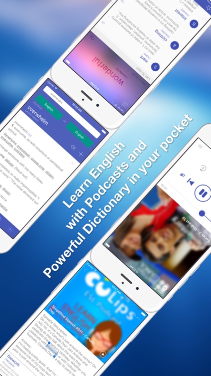 YoMate - Learn English with Professional English Podcasts & Instant Dictionary screenshot-0