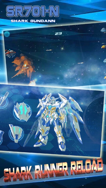 Shark Runner - SR701-N for Gundann Free Endless Shooting by Ideal Games