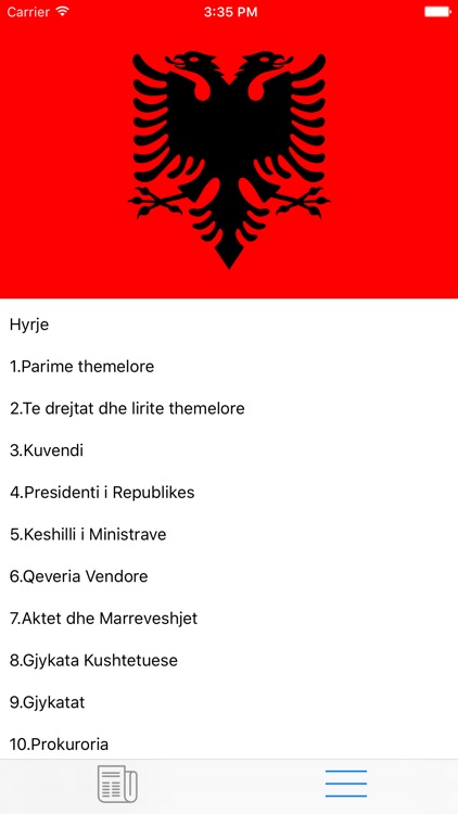 Kushtetuta e Shqiperise