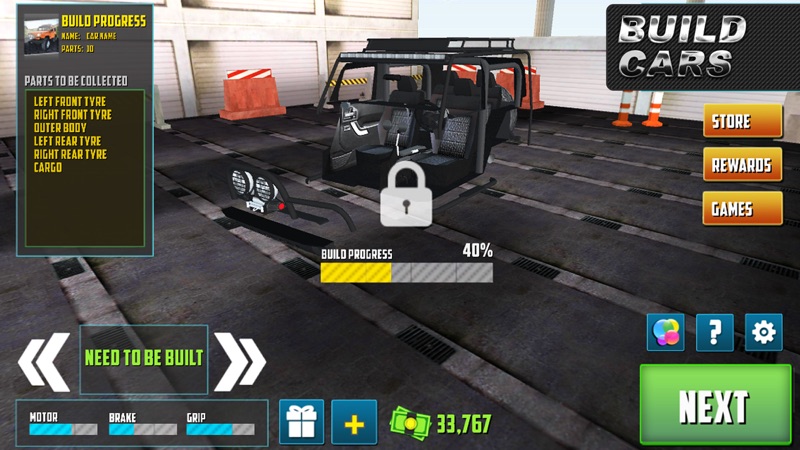 Offroad 4x4 Driving Simulator 3D, Multi level offroad car building and climbing mountains experience screenshot 2