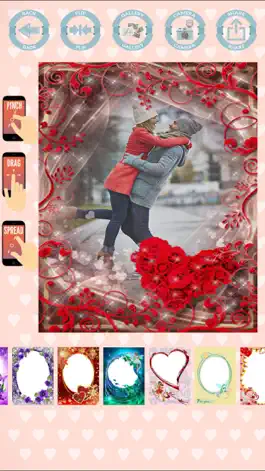Game screenshot Любовь кадры для создания карты с фотографиями apk