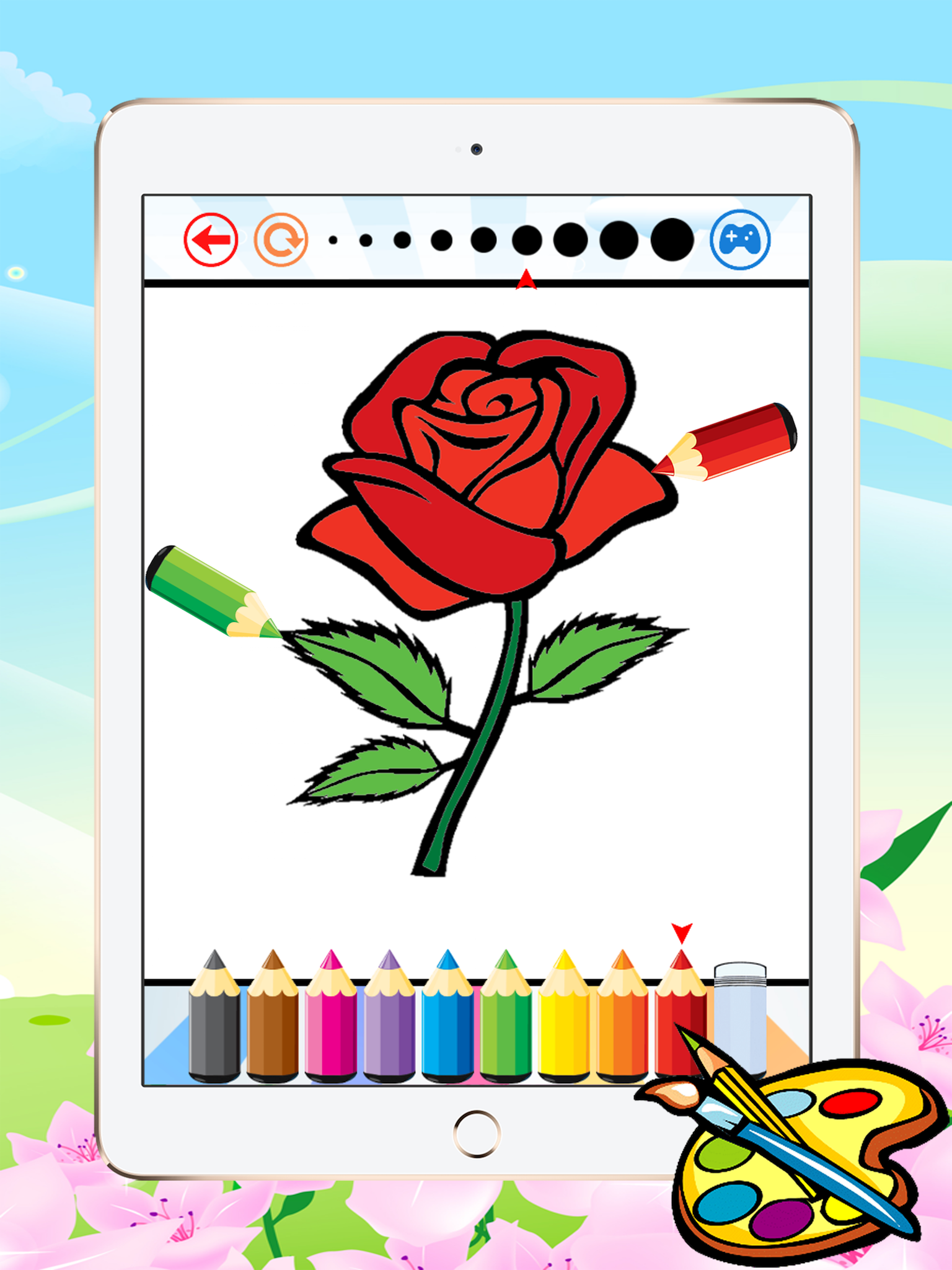 Valentine Day Coloring Book - All In 1 Drawing, Paint And Color Games HD For Good Kid screenshot 7