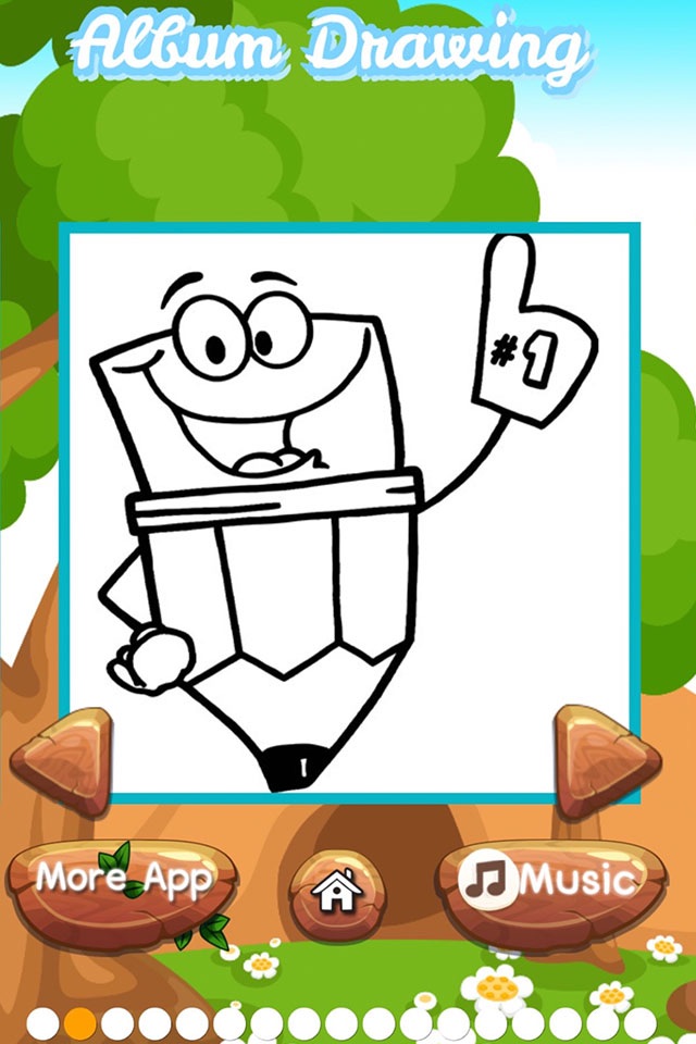 cartoon coloring and painting book for little kid screenshot 3