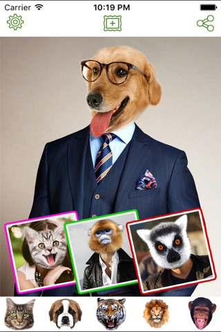 Animal Head Photo Sticker Booth - Funny Animals Face Changer Montage Maker screenshot 2