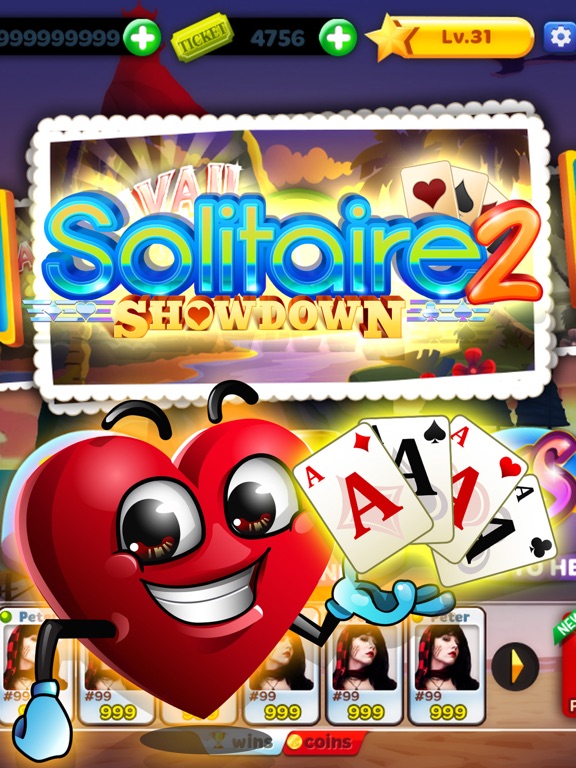 Solitaire Showdown 2 iPad screenshot 5 - Games app