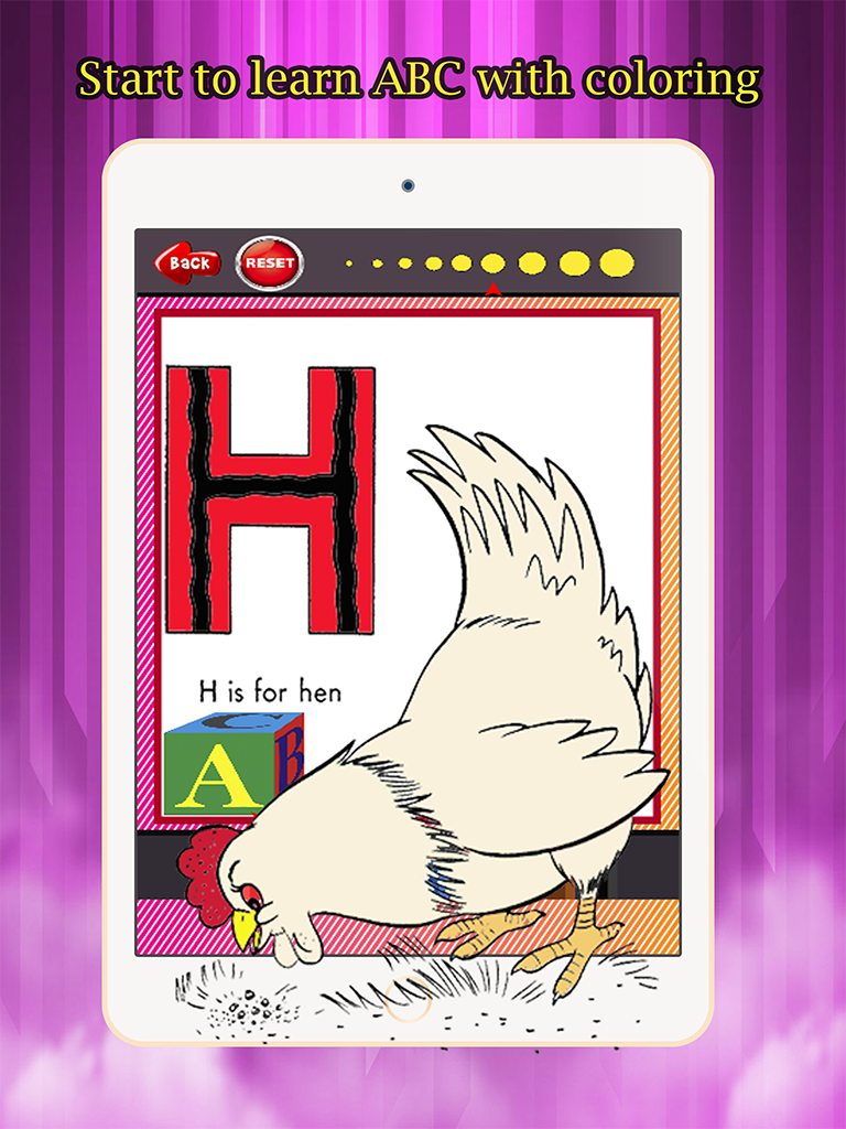 ABC Coloring Book for kids age 1-6 :Cute alphabets screenshot 7