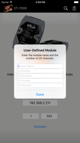 ET-7000: a Modbus TCP connect tool for the ET-7000/ PET-7000 serious modules of ICP DAS screenshot