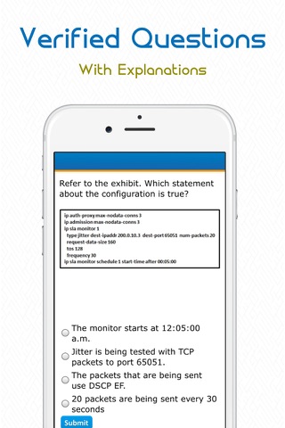 300-101: CCNP ROUTE - Certification App screenshot 3