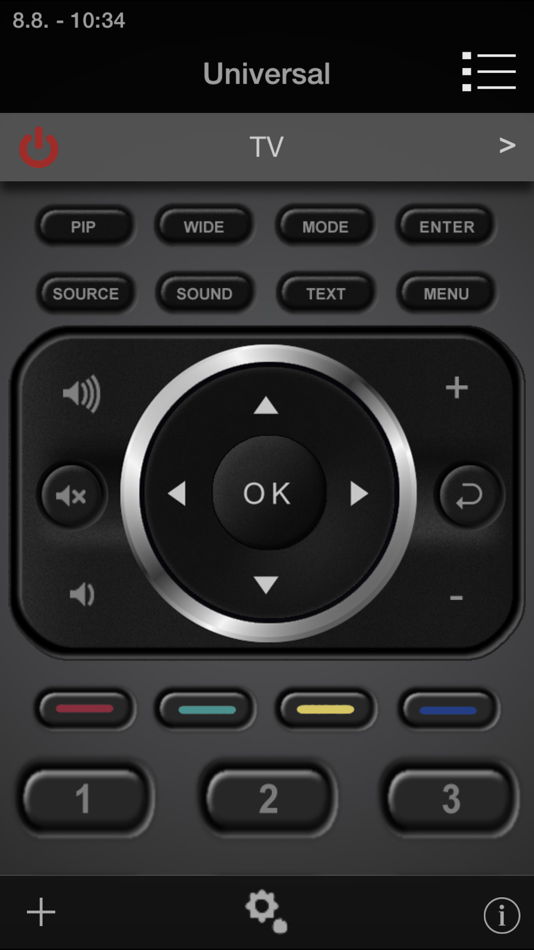 #1. iR Universal Remote Control (iOS) 由: Oliver Foelz