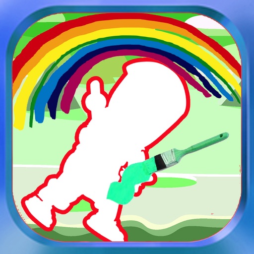 Coloring Game NINJA HATTORI KUN App Edition Icon