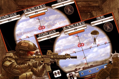 Military Paratrooper Shootout Training screenshot 2
