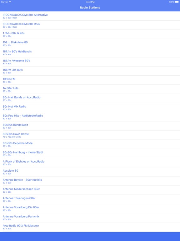 Screenshot #4 pour Radio Channel Eighties FM Online Streaming