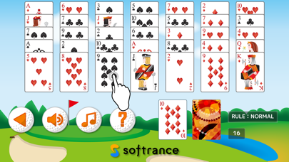 Screenshot #1 pour Golf Solitaire - Pick your set of rules and hop straight into the fun!