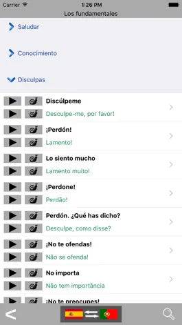 Game screenshot Spanish / Portuguese Talking Phrasebook Translator Dictionary - Multiphrasebook apk