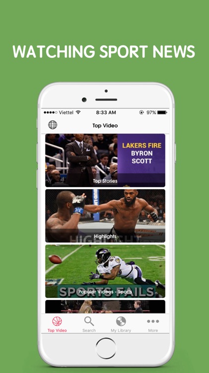 iSport video player for Youtube - watch sport videos news everyday