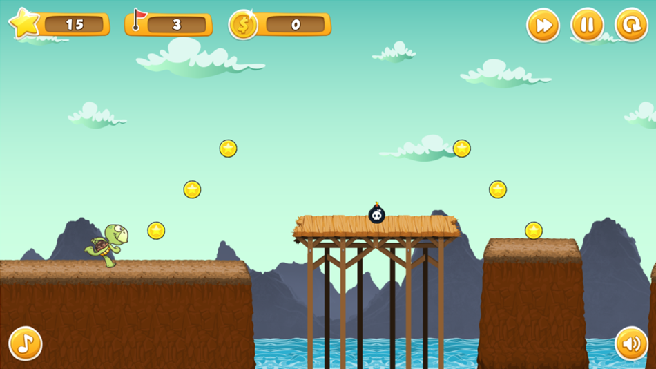 #2. Turtle Run and Jump - Top Running Free Game (iOS) 由: Pruettanon Rattanalaoo