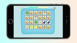 the best photo matching card game vegetable & fruit for kids and toddlers puzzle logic free iphone screenshot 1