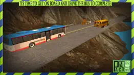 dangerous mountain & passenger bus driving simulator cockpit view - dodge the traffic on a dangerous highway iphone screenshot 3