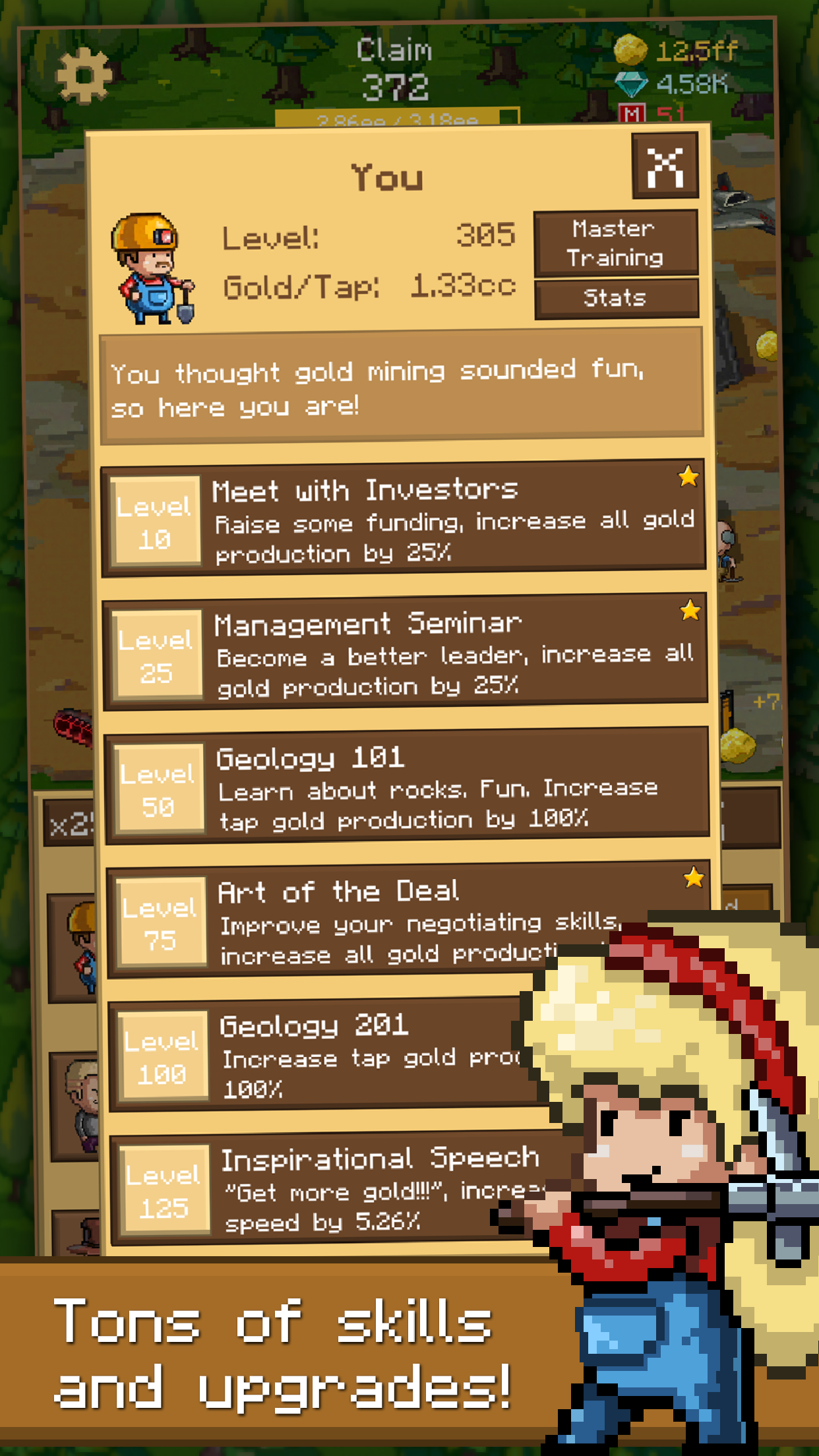 Goldcraft - Idle Games, Clicker Games screenshot 4