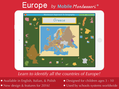 Screenshot #4 pour Europe - A Montessori Approach To Geography