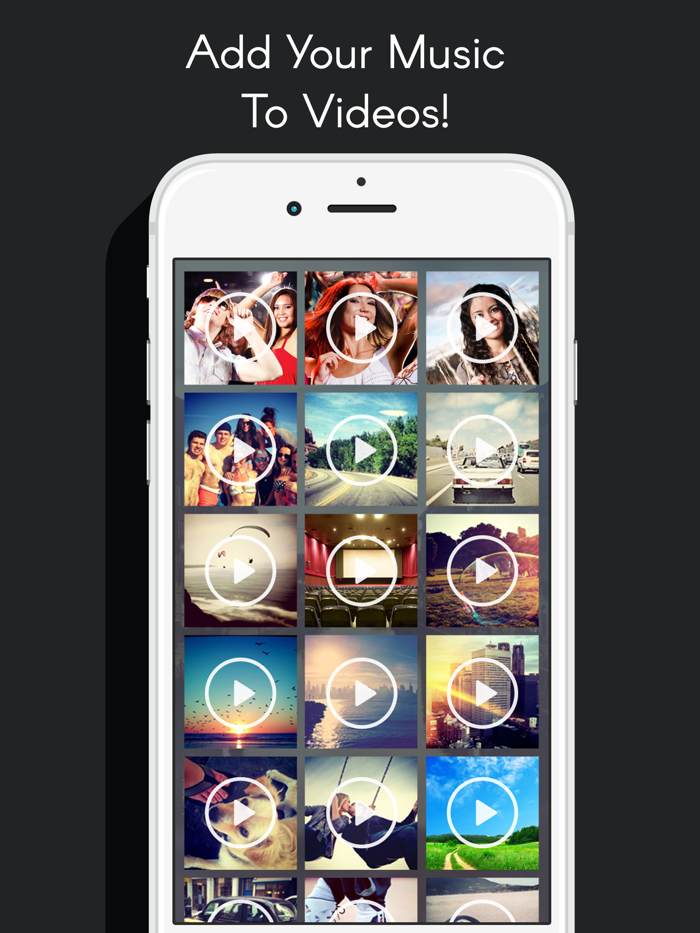 Add Videos to Music - Merge background audio movie maker and video editor free