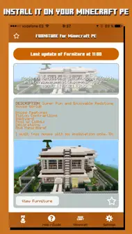 FURNITURE for Minecraft PE - Furniture for Pocket Edition iphone bilder 1