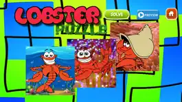 Game screenshot Lobster Sea Animals Jigsaw Puzzle Preschool and Kindergarten Learning Games ( 2,3,4,5 and 6 Years Old ) apk