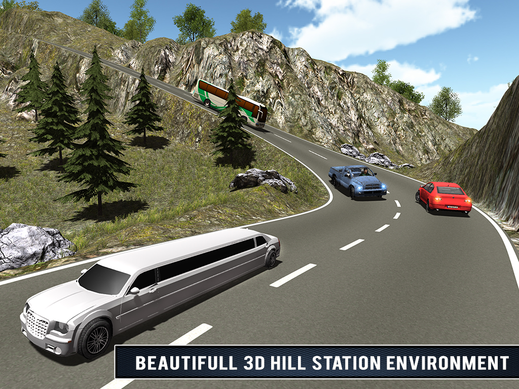 Up Hill Limo Off Road Car Rush