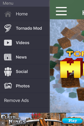 TORNADO MOD - Tornado Mod For Minecraft Game PC Pocket Guide Edition screenshot 2