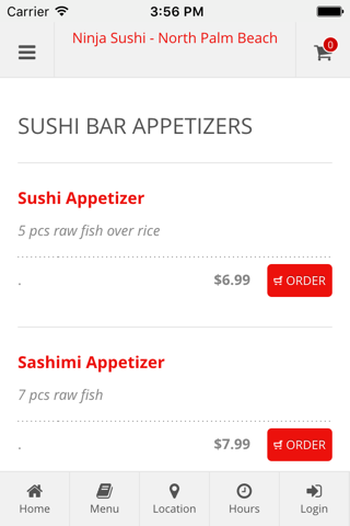 Ninja Sushi - North Palm Beach Online Ordering screenshot 3