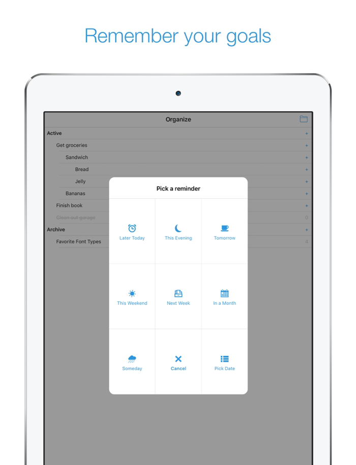 Organize - Thought Tracker