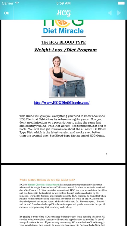 HCG Diet Miracle Customized For Your Blood Type with Hypnosis