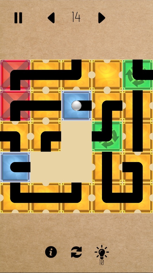 #4. Sliding Puzzle - Guide the Ball (iOS) 由: Quantis,Inc.