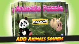 Game screenshot Animals Puzzle For Kids - Animal shapes and forms children app for kindergarten kids and toddlers lite mod apk