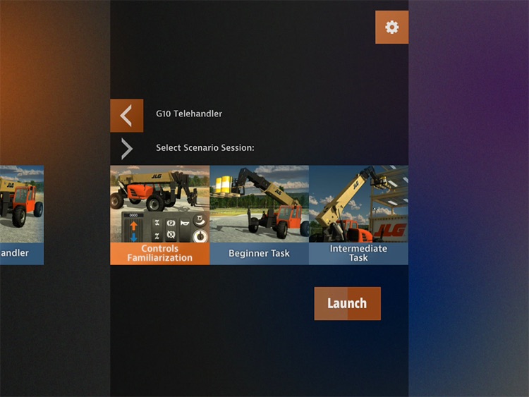 JLG Equipment Simulator