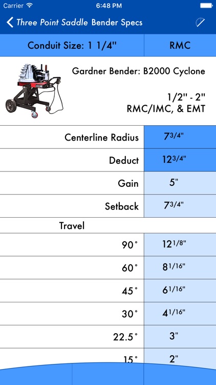 QuickBend: Free Conduit Bending Calculator screenshot-3