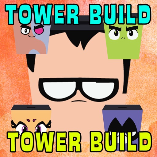 Build a Tower Blocks Free Learning Game For Kids Teen Titans Metropolis Edition iOS App