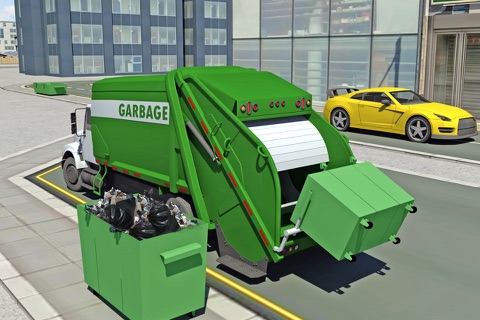 City Garbage truck Driver 3d simulator screenshot 2