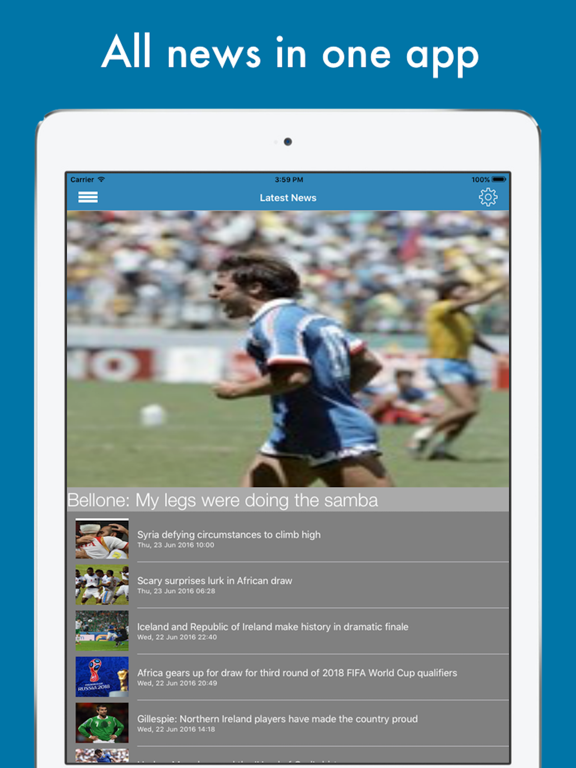 Screenshot #4 pour Football News - Worldwide Edition