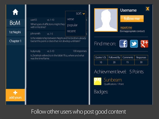 LDS Study Group iPad screenshot 4 - Reference app