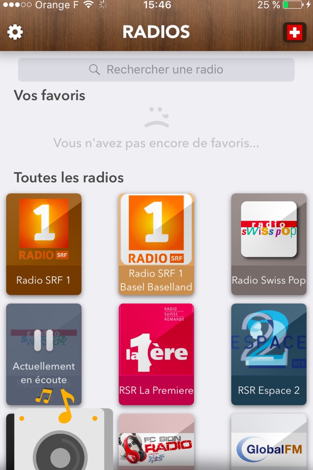 Radios Suisse : Les meilleurs radios suisses ! screenshot 3