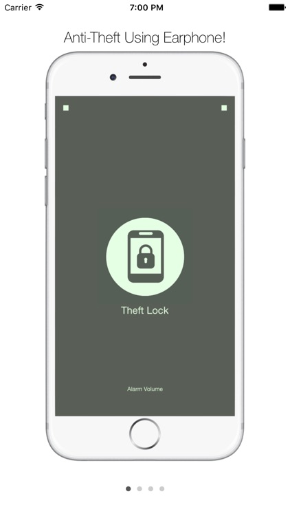 Theft Lock - Using Earphone for Anti-Theft
