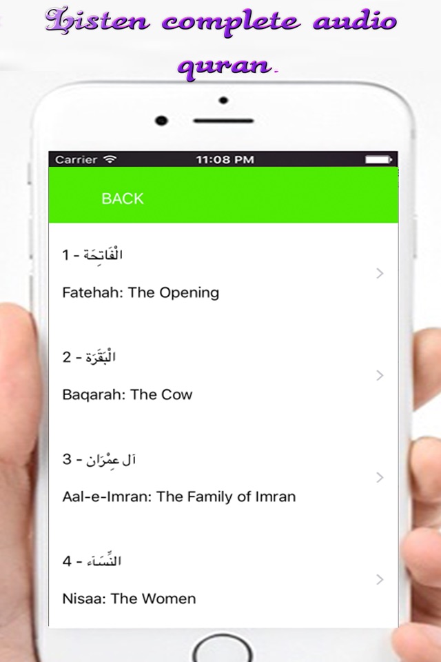 The Holy Quran Audio screenshot 2