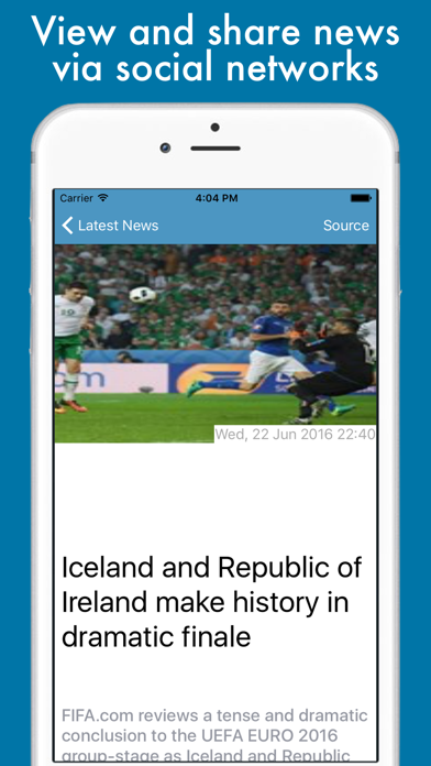 Screenshot #3 pour Football News - Worldwide Edition